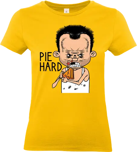 Pie hard - Die hard, Pie, Bruce Willis, Movie - Standard T-Shirt (Women)
