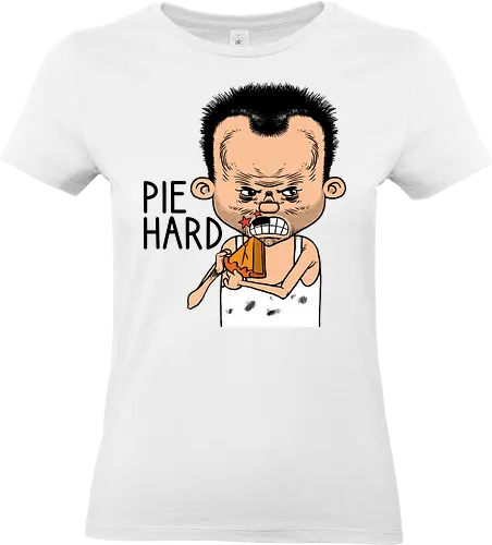 Pie hard - Die hard, Pie, Bruce Willis, Movie - Standard T-Shirt (Women)
