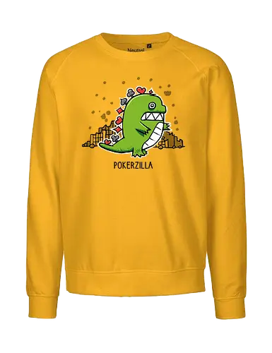 Pokerzilla - Kaiju, Poker - Fairtrade Sweatshirt