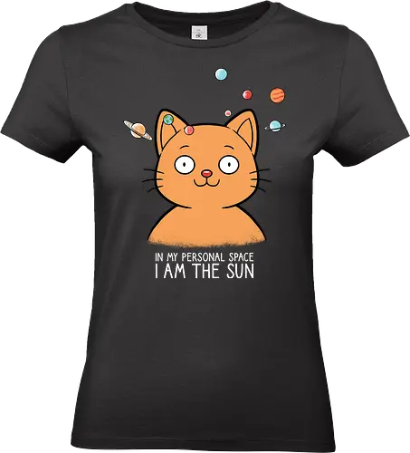 Pursonal space - Personal space, Cat, Cats, Space - Standard T-Shirt (Women)