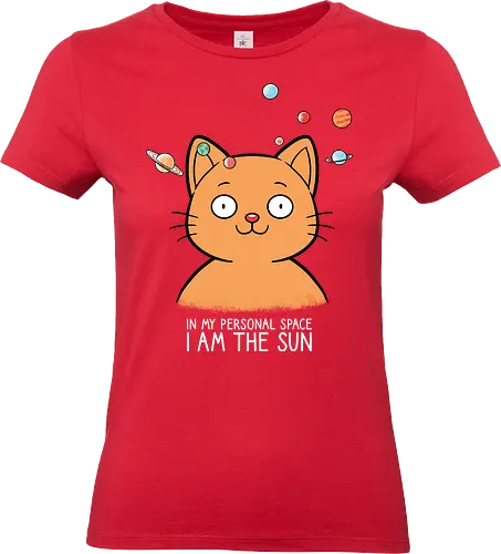 Pursonal space - Personal space, Cat, Cats, Space - Standard T-Shirt (Women)