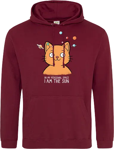 Pursonal space - Personal space, Cat, Cats, Space - Standard Hoodie