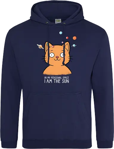 Pursonal space - Personal space, Cat, Cats, Space - Standard Hoodie