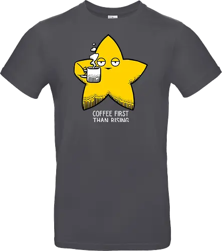 Rising star - Rising star, Coffee, Star - Standard T-Shirt