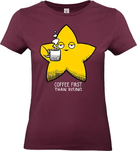 Rising star - Rising star, Coffee, Star - Standard T-Shirt (Women)