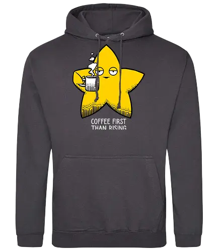Rising star - Rising star, Coffee, Star - Standard Hoodie