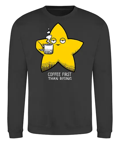Rising star - Rising star, Coffee, Star - Sweatshirt