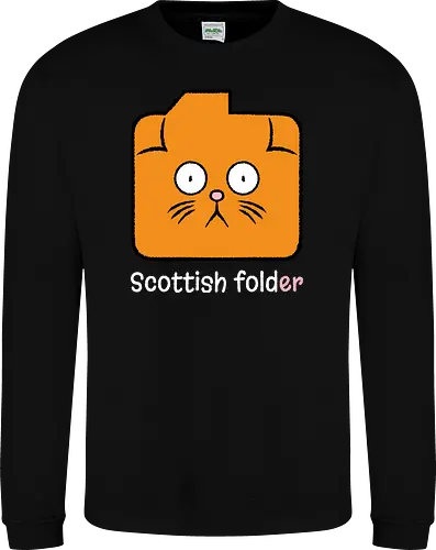 Scottish Folder - Cat, Cats, Folder, Scottish Fold - Sweatshirt