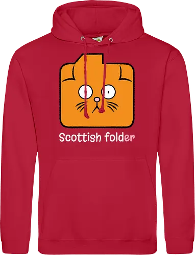 Scottish Folder - Cat, Cats, Folder, Scottish Fold - Standard Hoodie