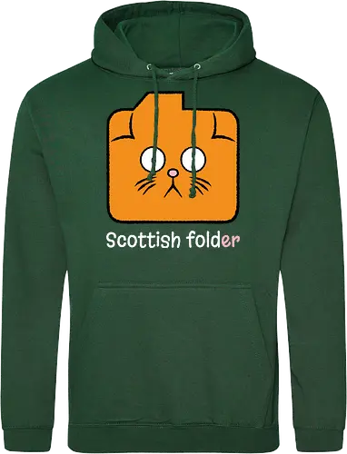 Scottish Folder - Cat, Cats, Folder, Scottish Fold - Standard Hoodie