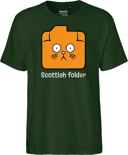 Scottish Folder - Cat, Cats, Folder, Scottish Fold - Fairtrade T-Shirt