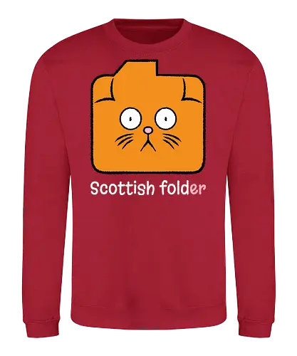 Scottish Folder - Cat, Cats, Folder, Scottish Fold - Sweatshirt