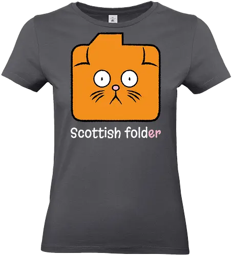 Scottish Folder - Cat, Cats, Folder, Scottish Fold - Standard T-Shirt (Women)
