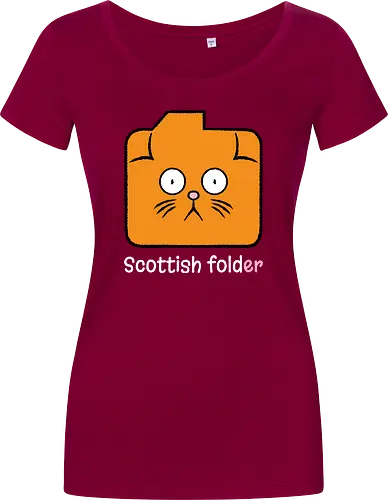 Scottish Folder - Cat, Cats, Folder, Scottish Fold - Women T-Shirt