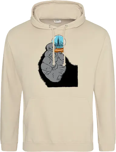 Souvenir - Movie, Kaiju, Empire State Building, Glass ball - Standard Hoodie