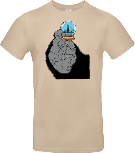Souvenir - Movie, Kaiju, Empire State Building, Glass ball - Standard T-Shirt