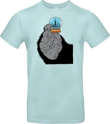 Souvenir - Movie, Kaiju, Empire State Building, Glass ball - Standard T-Shirt