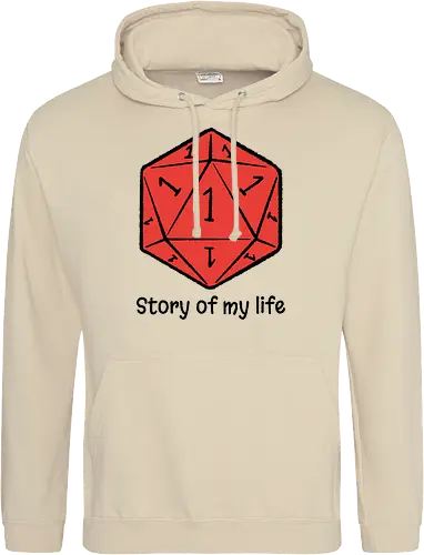 Story of my life - Dice, Self-irony, Board games - Standard Hoodie