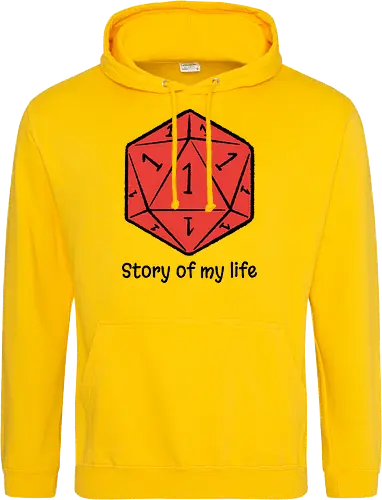 Story of my life - Dice, Self-irony, Board games - Standard Hoodie