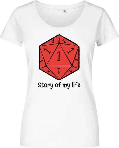 Story of my life - Dice, Self-irony, Board games - Women T-Shirt