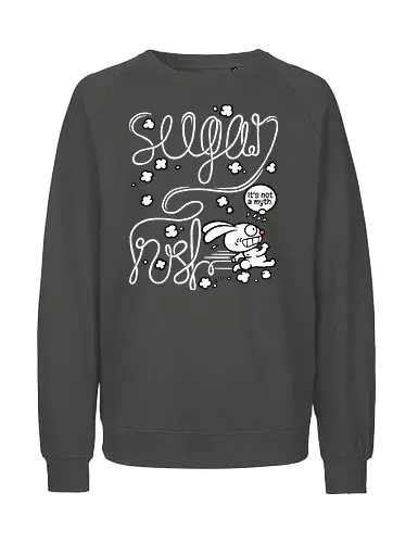 Sugar rush - Sugar rush, Sweets, Rabbit, Rabbit, Sugar - Fairtrade Sweatshirt