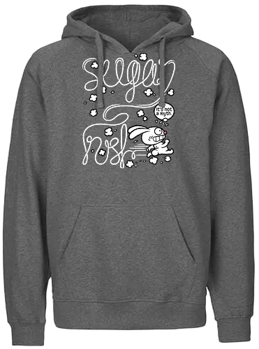 Sugar rush - Sugar rush, Sweets, Rabbit, Rabbit, Sugar - Fairtrade Hoodie