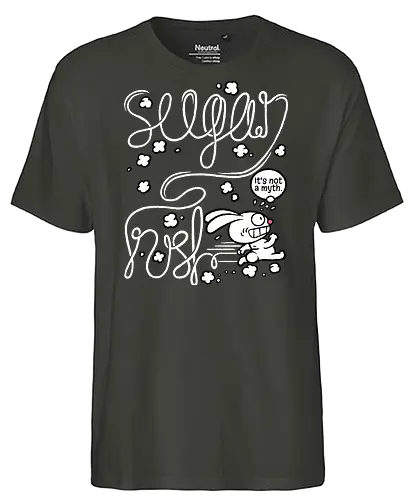 Sugar rush - Sugar rush, Sweets, Rabbit, Rabbit, Sugar - Fairtrade T-Shirt