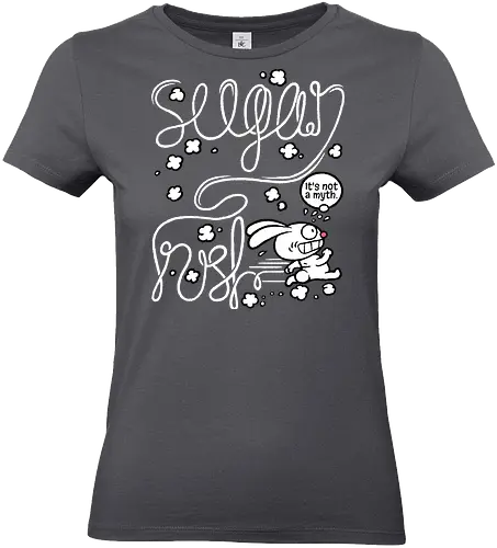 Sugar rush - Sugar rush, Sweets, Rabbit, Rabbit, Sugar - Standard T-Shirt (Women)