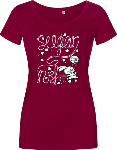 Sugar rush - Sugar rush, Sweets, Rabbit, Rabbit, Sugar - Women T-Shirt