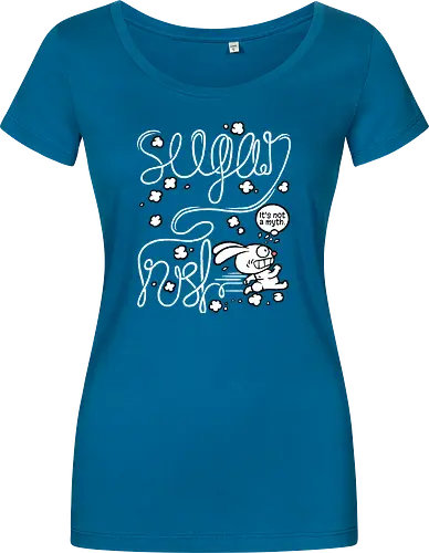 Sugar rush - Sugar rush, Sweets, Rabbit, Rabbit, Sugar - Women T-Shirt