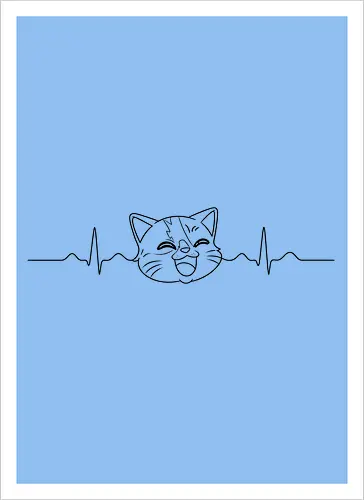 EKG Smilow - Smilow, Twitch, Streamer, Katze, Chaos, Liebe, Herz - Artprint