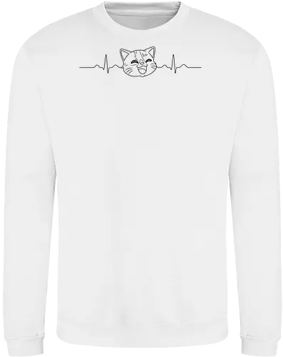 EKG Smilow - Smilow, Twitch, Streamer, Katze, Chaos, Liebe, Herz - Sweatshirt