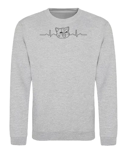EKG Smilow - Smilow, Twitch, Streamer, Katze, Chaos, Liebe, Herz - Sweatshirt