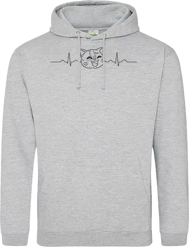 EKG Smilow - Smilow, Twitch, Streamer, Katze, Chaos, Liebe, Herz - Standard Hoodie