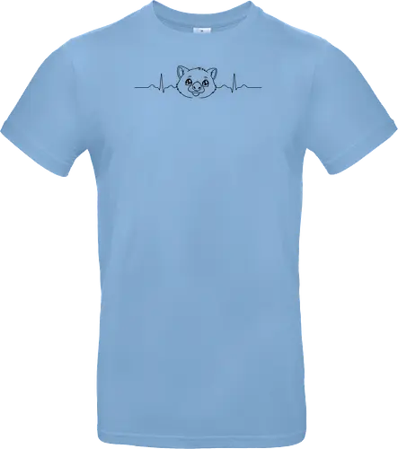 EKG Wolims - Smilow, Twitch, Streamer, Katze, Chaos, Liebe, Herz - Standard T-Shirt