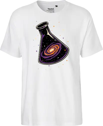 Galaxy Science Flask - Galaxy, Space, Astronaut, Astronomer, Astrophysicist, Astronomy, Science, Science Is Magic, Black Hole, Solar System, Stem, Solar, Steam, Research, Physicist, Physics, Technology, Engineer, Engineering, Studying, Study, Scientist, Science, Scientific, Scientists - Fairtrade T-Shirt