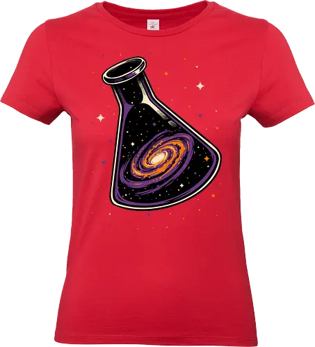 Galaxy Science Flask - Galaxy, Space, Astronaut, Astronomer, Astrophysicist, Astronomy, Science, Science Is Magic, Black Hole, Solar System, Stem, Solar, Steam, Research, Physicist, Physics, Technology, Engineer, Engineering, Studying, Study, Scientist, Science, Scientific, Scientists - Standard T-Shirt (Women)
