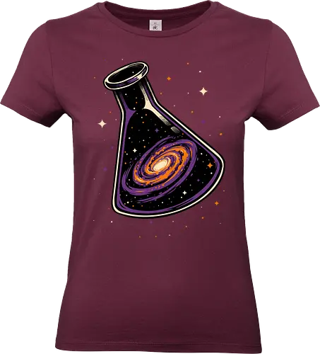 Galaxy Science Flask - Galaxy, Space, Astronaut, Astronomer, Astrophysicist, Astronomy, Science, Science Is Magic, Black Hole, Solar System, Stem, Solar, Steam, Research, Physicist, Physics, Technology, Engineer, Engineering, Studying, Study, Scientist, Science, Scientific, Scientists - Standard T-Shirt (Women)