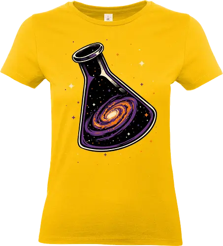 Galaxy Science Flask - Galaxy, Space, Astronaut, Astronomer, Astrophysicist, Astronomy, Science, Science Is Magic, Black Hole, Solar System, Stem, Solar, Steam, Research, Physicist, Physics, Technology, Engineer, Engineering, Studying, Study, Scientist, Science, Scientific, Scientists - Standard T-Shirt (Women)