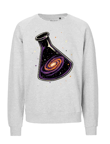 Galaxy Science Flask - Galaxy, Space, Astronaut, Astronomer, Astrophysicist, Astronomy, Science, Science Is Magic, Black Hole, Solar System, Stem, Solar, Steam, Research, Physicist, Physics, Technology, Engineer, Engineering, Studying, Study, Scientist, Science, Scientific, Scientists - Fairtrade Sweatshirt