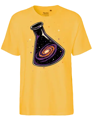 Galaxy Science Flask - Galaxy, Space, Astronaut, Astronomer, Astrophysicist, Astronomy, Science, Science Is Magic, Black Hole, Solar System, Stem, Solar, Steam, Research, Physicist, Physics, Technology, Engineer, Engineering, Studying, Study, Scientist, Science, Scientific, Scientists - Fairtrade T-Shirt
