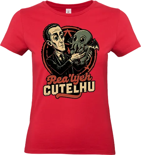 Lovecraft Baby Cthulhu - Dark Fantasy, Dark, Fantasy, Adventure, Ritual, Dark Ritual, Fun, Funny, Cool, Cute, Awesome, Adorable, Baby, Cat, Cosmic, Cosmic Horror, Horror, Classic Horror, Book, Books, Cute Animals, Cute Creepy, Cute Animal, Creepy, Spooky, Spooky Season, Scary, Scary Cute, Scary Art, Scary Monster, Cute Pets, Hp Lovecraft, Lovecraftian, Lovecraft, H.p. Lovecraft, H P Lovecraft, Cthulhu, Call Of Cthulhu, Cthulhu Mythos, Rlyeh, Little - Standard T-Shirt (Women)