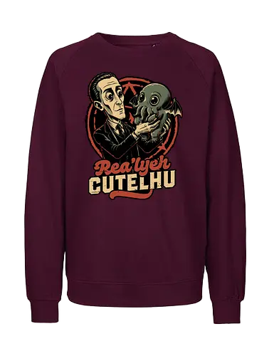 Lovecraft Baby Cthulhu - Dark Fantasy, Dark, Fantasy, Adventure, Ritual, Dark Ritual, Fun, Funny, Cool, Cute, Awesome, Adorable, Baby, Cat, Cosmic, Cosmic Horror, Horror, Classic Horror, Book, Books, Cute Animals, Cute Creepy, Cute Animal, Creepy, Spooky, Spooky Season, Scary, Scary Cute, Scary Art, Scary Monster, Cute Pets, Hp Lovecraft, Lovecraftian, Lovecraft, H.p. Lovecraft, H P Lovecraft, Cthulhu, Call Of Cthulhu, Cthulhu Mythos, Rlyeh, Little - Fairtrade Sweatshirt