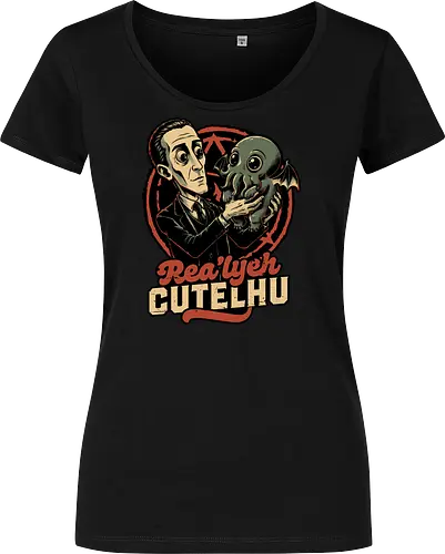 Lovecraft Baby Cthulhu - Dark Fantasy, Dark, Fantasy, Adventure, Ritual, Dark Ritual, Fun, Funny, Cool, Cute, Awesome, Adorable, Baby, Cat, Cosmic, Cosmic Horror, Horror, Classic Horror, Book, Books, Cute Animals, Cute Creepy, Cute Animal, Creepy, Spooky, Spooky Season, Scary, Scary Cute, Scary Art, Scary Monster, Cute Pets, Hp Lovecraft, Lovecraftian, Lovecraft, H.p. Lovecraft, H P Lovecraft, Cthulhu, Call Of Cthulhu, Cthulhu Mythos, Rlyeh, Little - Women T-Shirt