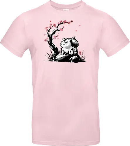 Grass-type sumi e - video games, gamer, gaming, sumi e, sakura, Starter, retro, cute, Pocket - Standard T-Shirt