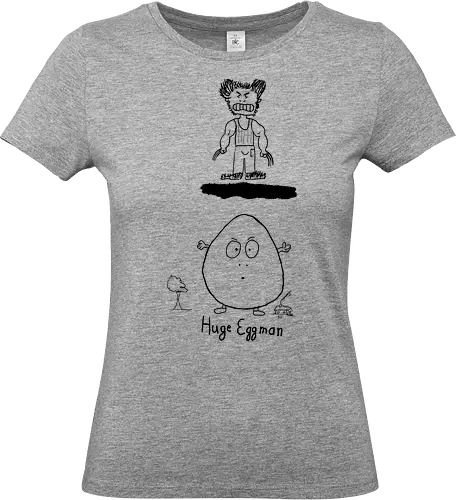 Huge Eggman - albern, Film, Superhero - Standard T-Shirt (Women)