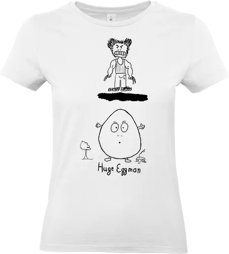 Huge Eggman - albern, Film, Superhero - Standard T-Shirt (Women)