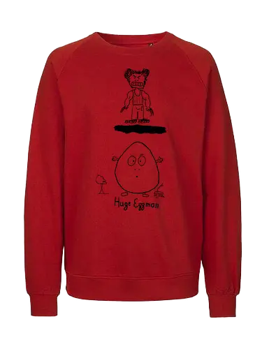 Huge Eggman - albern, Film, Superhero - Fairtrade Sweatshirt
