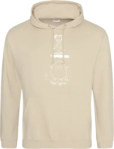 Huge Eggman, helle Version - albern, Film, Superhero - Standard Hoodie