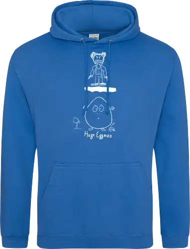 Huge Eggman, helle Version - albern, Film, Superhero - Standard Hoodie